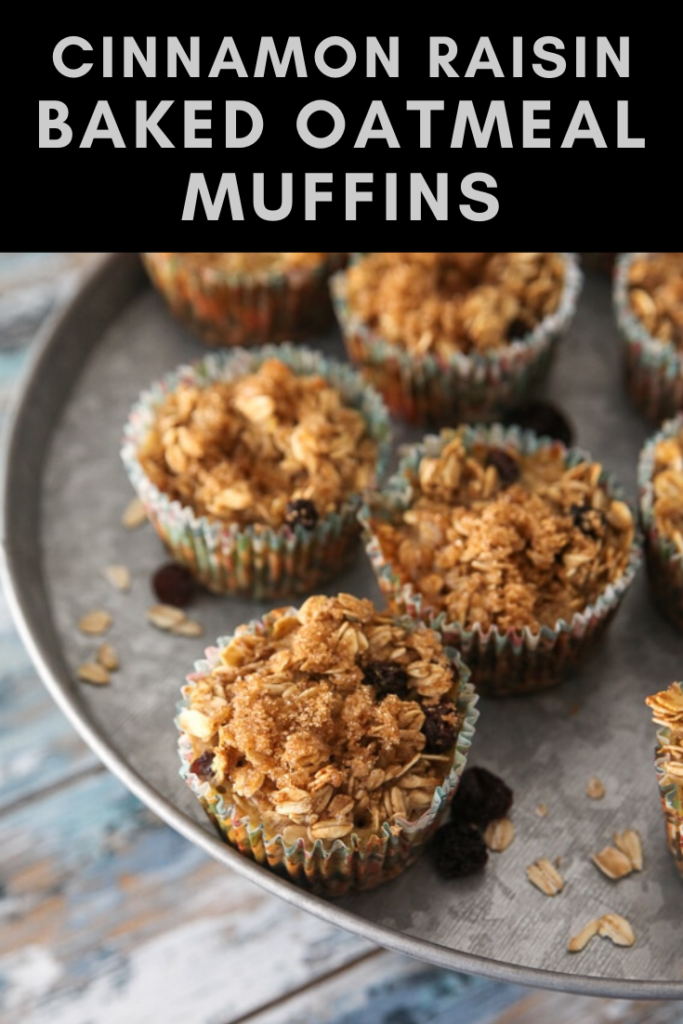Cinnamon Raisin Baked Oatmeal Muffins Cinnamon Raisin Baked Oatmeal Muffins
