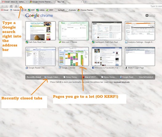 Chrome pages