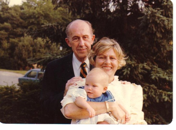 Gram and Pop with Baby Kath