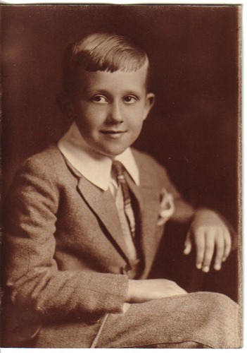 Pop as a boy