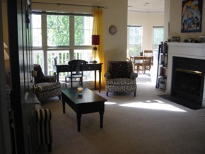 New Living Room from front doorBlog