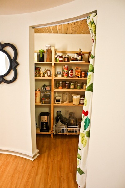Shelves in the basement Kitchen Appliance Storage Ideas