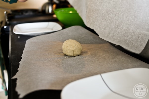 Salvadoran Breakfast tortilla ball
