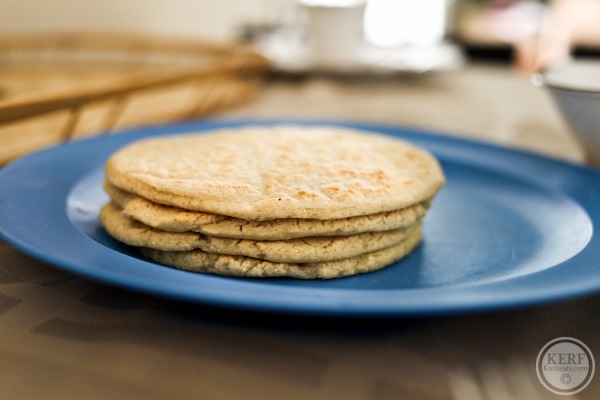 stack of homemade tortillas