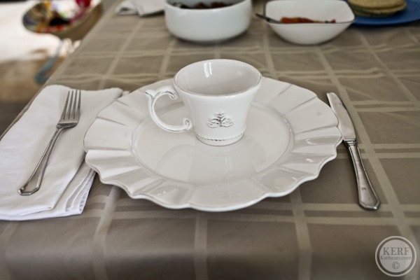 Salvadoran Breakfast place setting