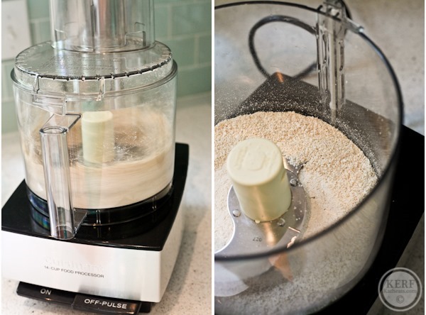 Foodblog--2 making oat flour in a food processor