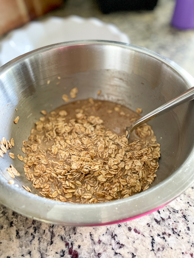 combine wet and dry ingredients combine wet and dry ingredients