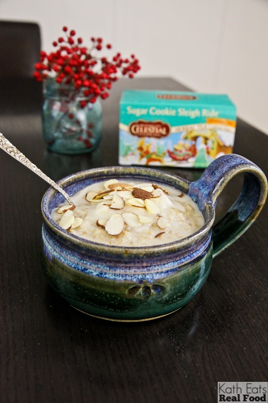 Sugar Cookie Sleigh Ride Oatmeal // katheats.com