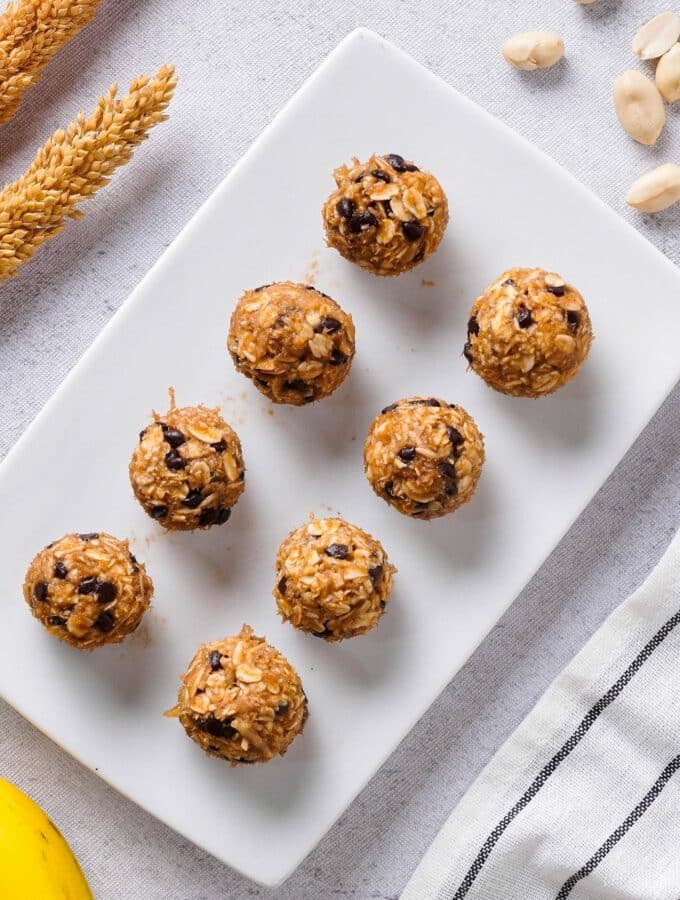 Chocolate Peanut Butter Oats Balls Recipe