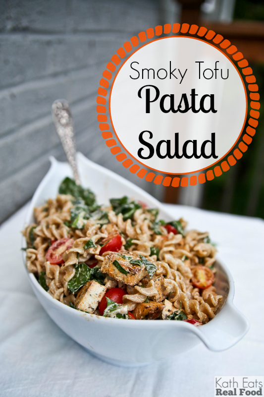 Smoky Tofu Pasta Salad