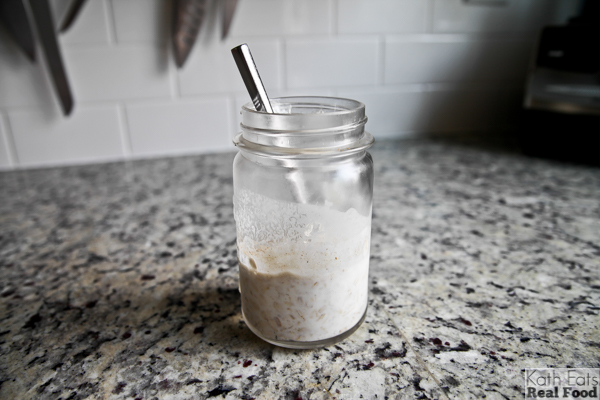 overnight oats in a jar