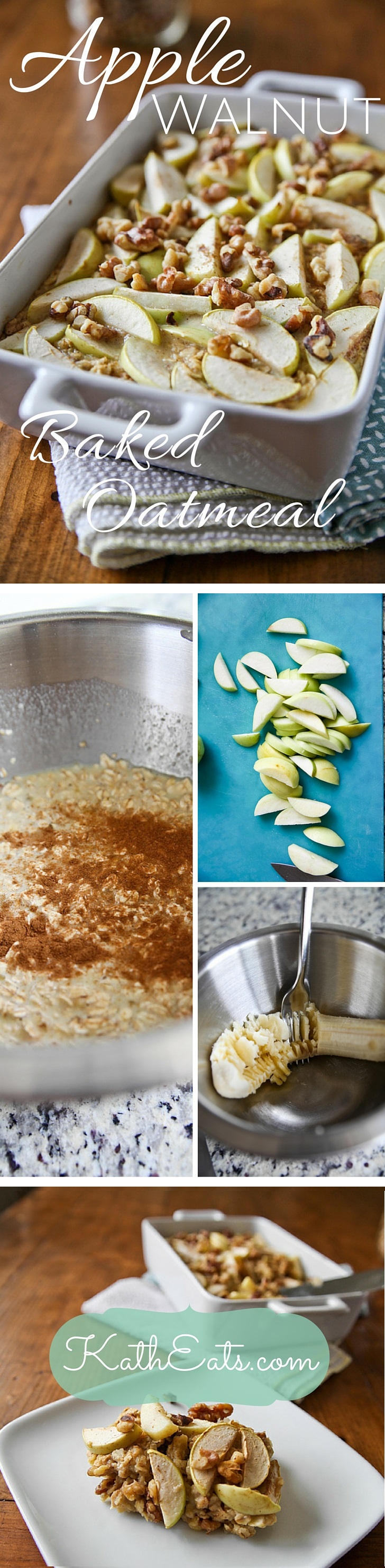 Apple Walnut Baked Oatmeal