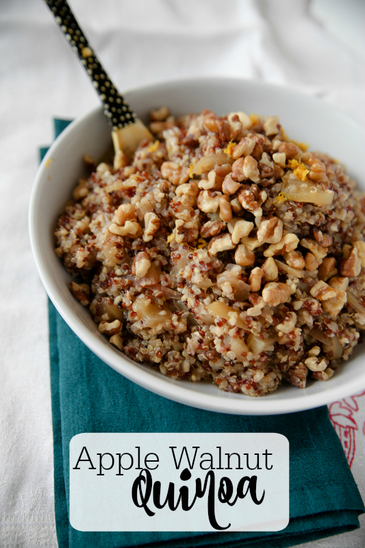 Apple Walnut Quinoa