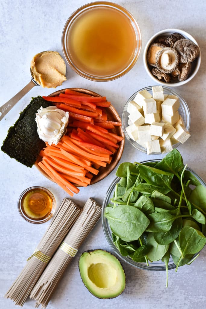miso noodle soup ingredients ingredients for miso noodle soup recipe