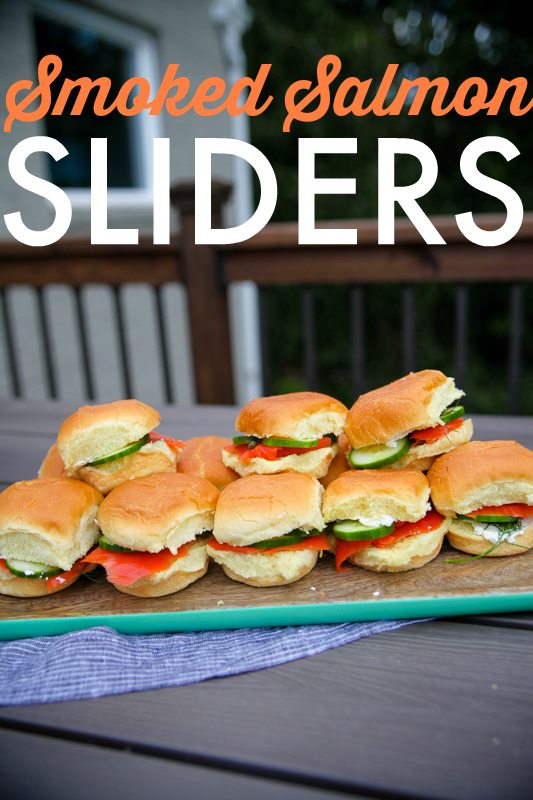 Smoked Salmon Sliders