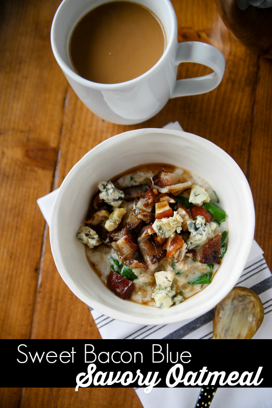 Sweet Bacon Blue Savory Oatmeal