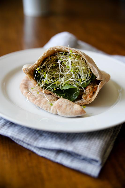 Salmon Salad Pita Pockets Salmon Salad Pita Pockets