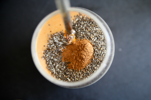 spices for chia pudding