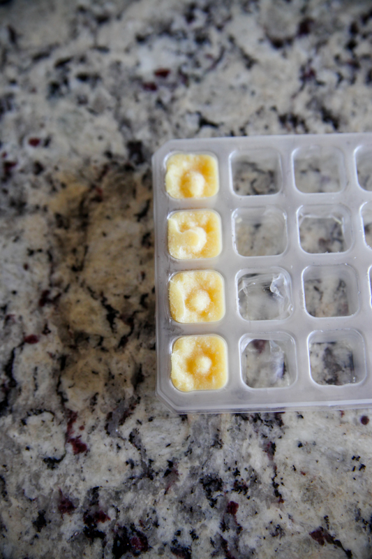 frozen garlic cubes
