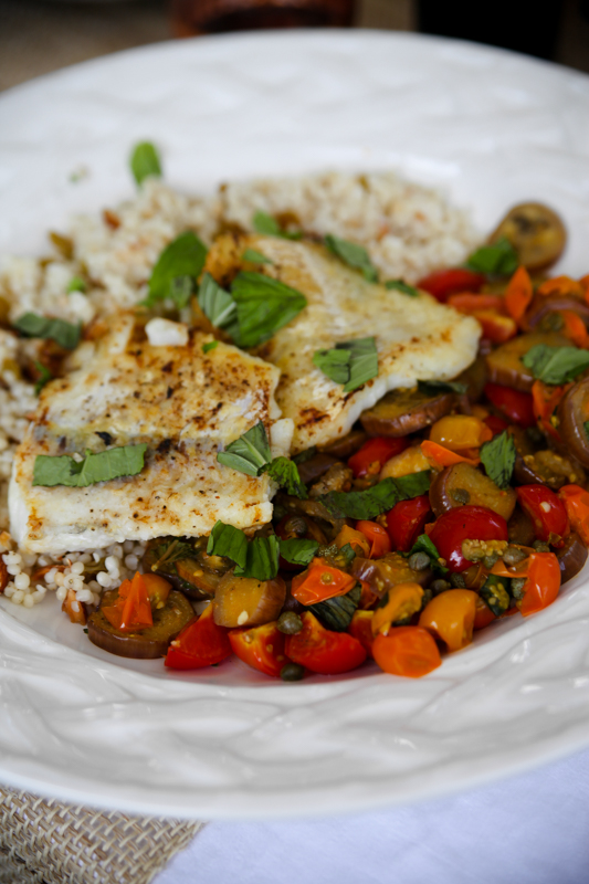 Blue Apron code with eggplant