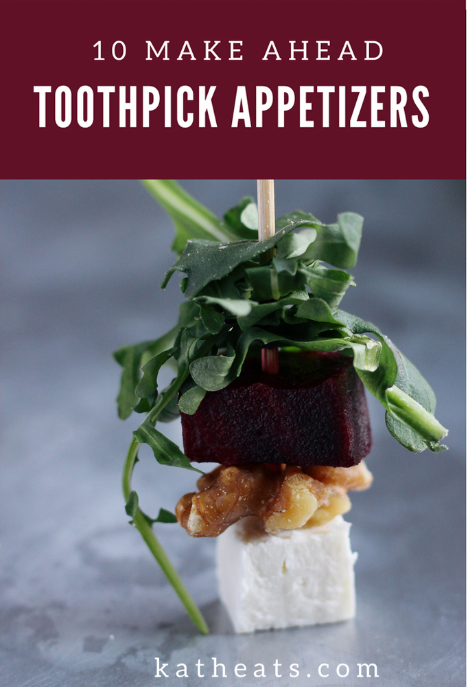 10 Make-Ahead Toothpick Appetizers