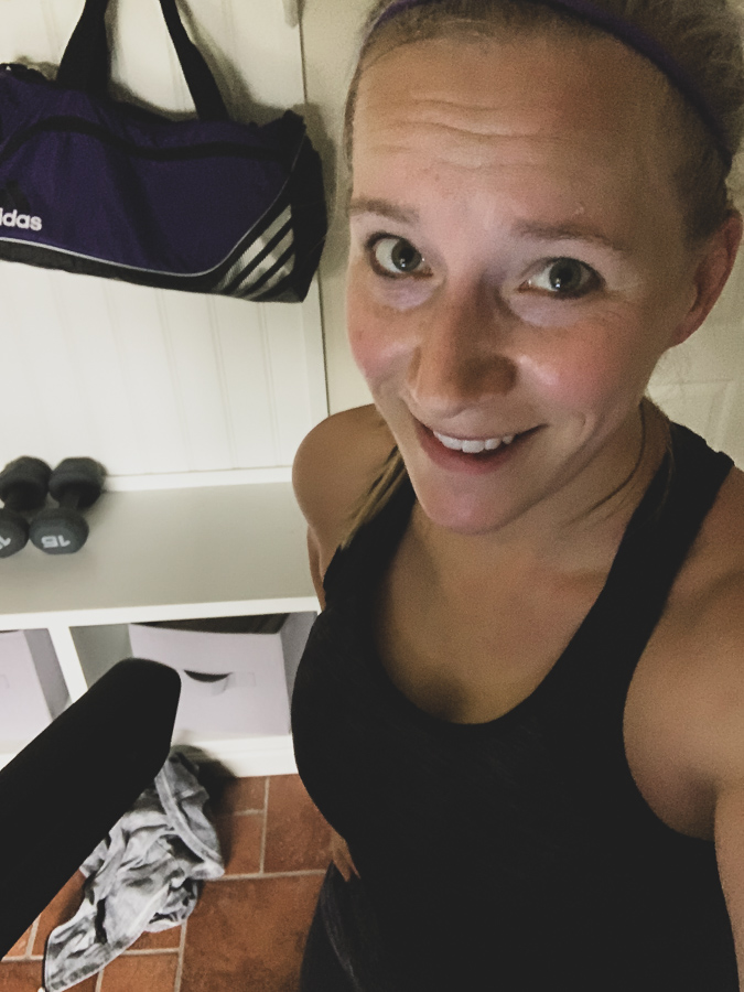 kath after running on nordictrack 990