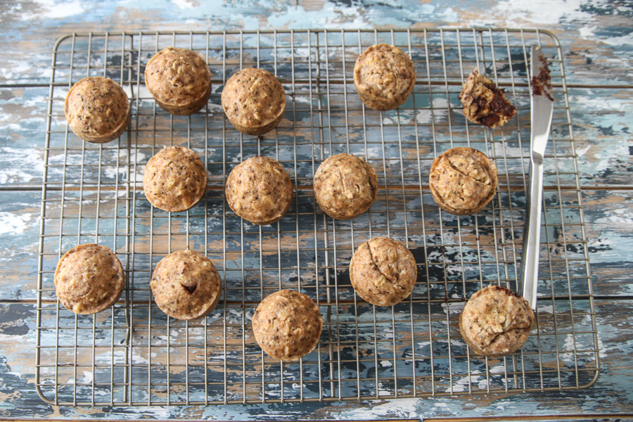 instant pot muffins on wire rack
