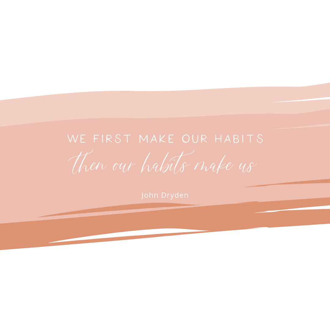 a quote about habits