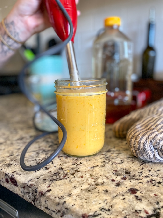 citrus curry farro salad dressing