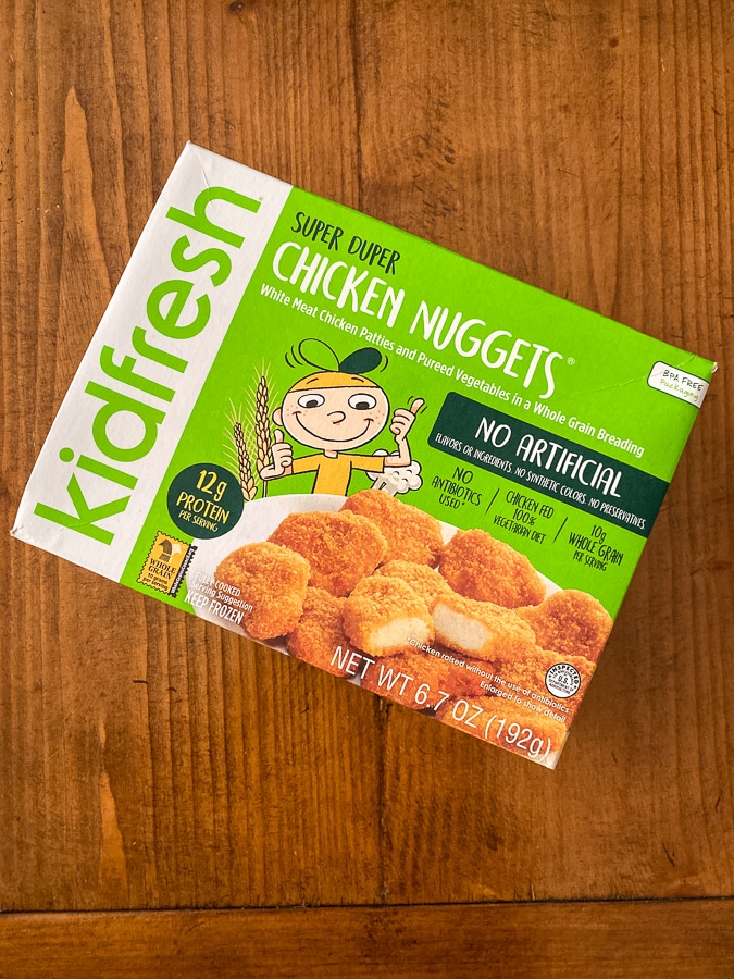 Chicken nuggets Healthy Packaged Foods For Kids