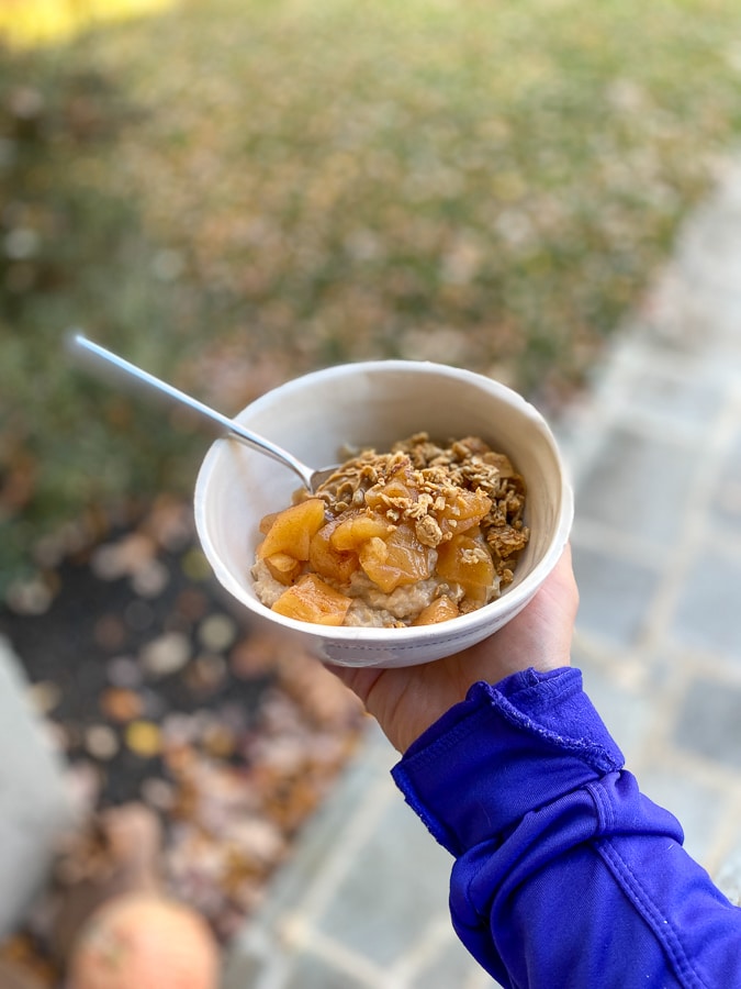 apple crisp oatmeal