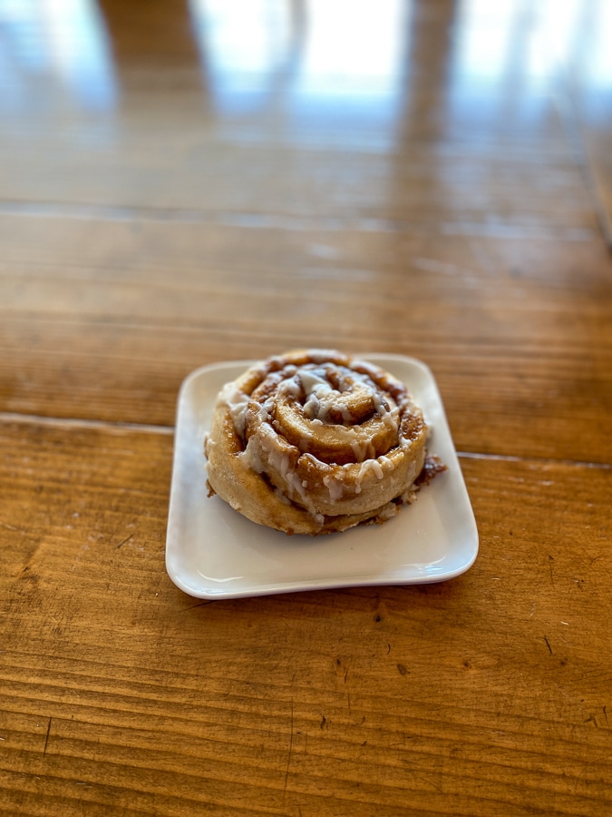 cinnamon rolls. apple crisp oatmeal