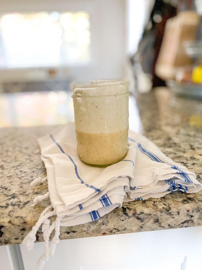 Massaged Kale Caesar with Homemade Dressing
