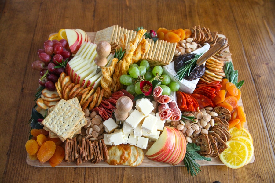 Decorate your Thanksgiving Charcuterie Board with herbs