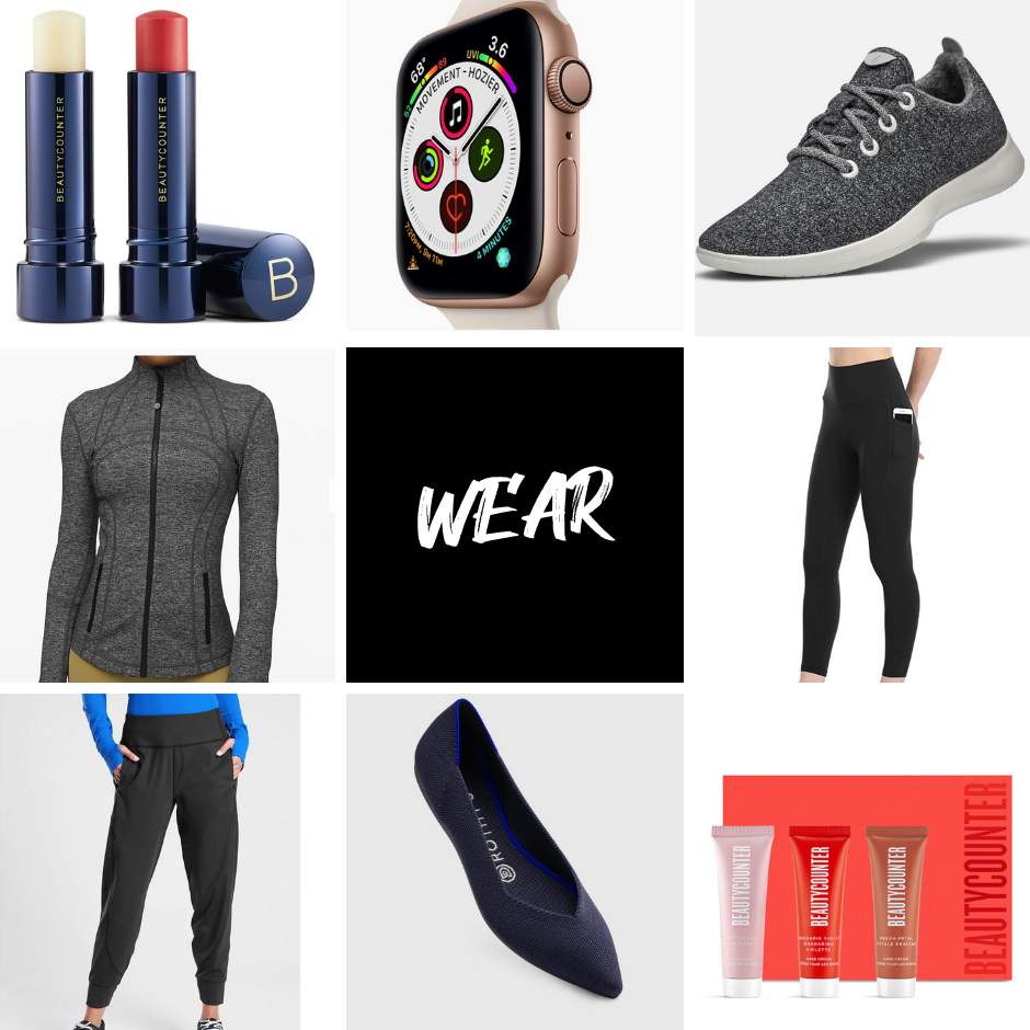 gifts for home, gifts to wear, and gifts for kids