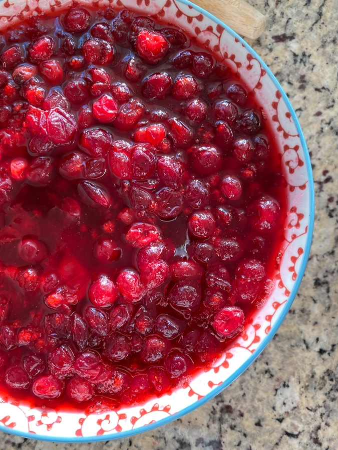 cranberry sauce