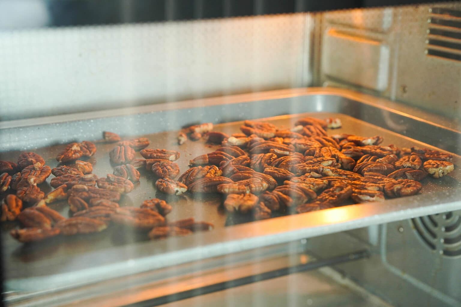 toasting pecans