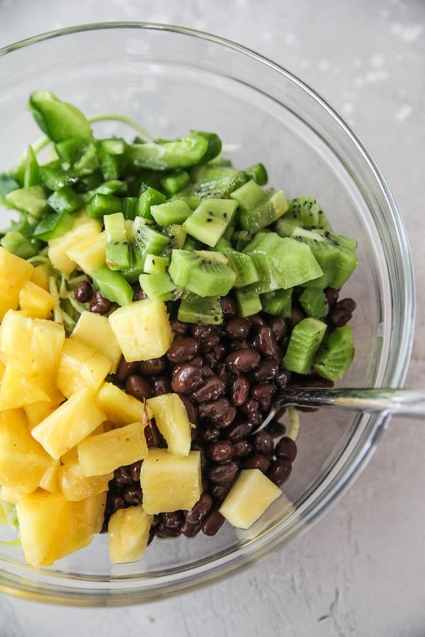 tropical bean salad