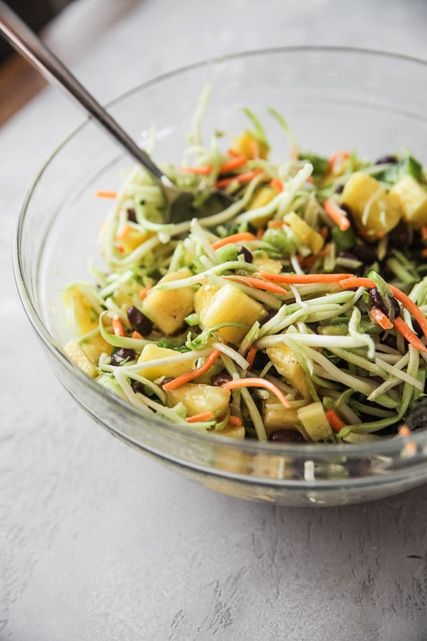 tropical bean salad