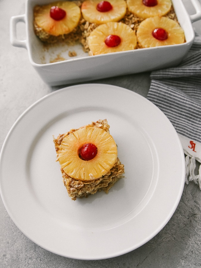 pineapple upsidedown oatmeal