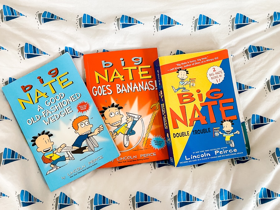 Cauliflower Snacks + big nate books