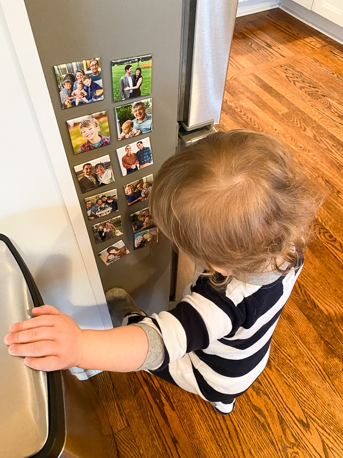 math at home on fridge 