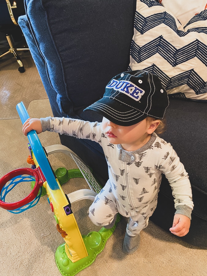 I spent a little time getting Mazen's old 1-2 year old clothes out of storage for Birch