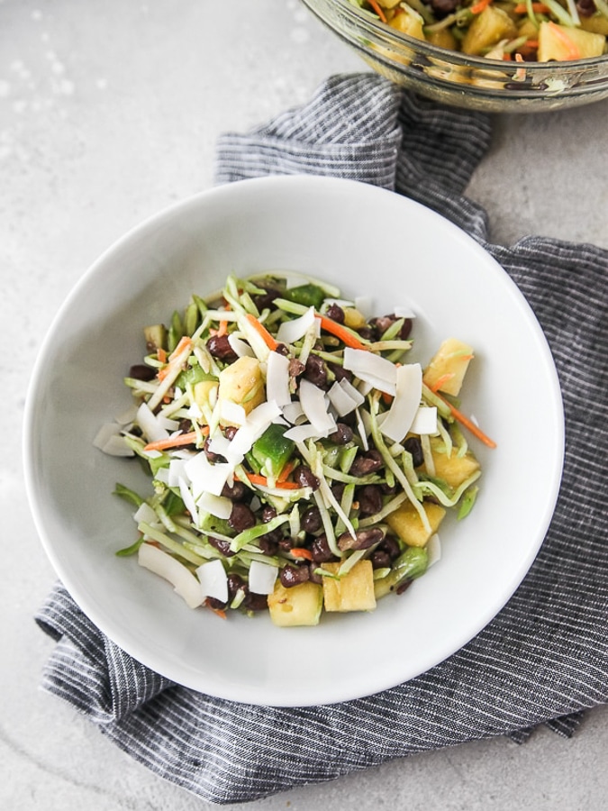tropical bean salad