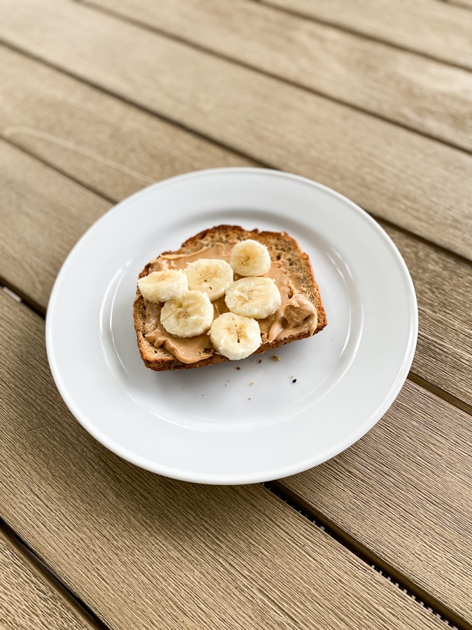 toast and fruit