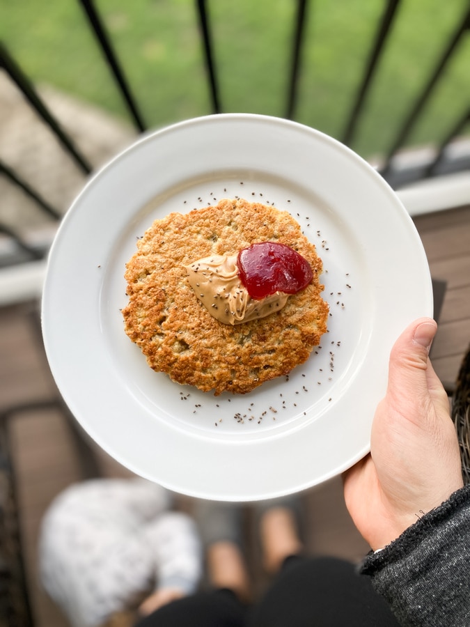 Single Serving Oatmeal Pancake
