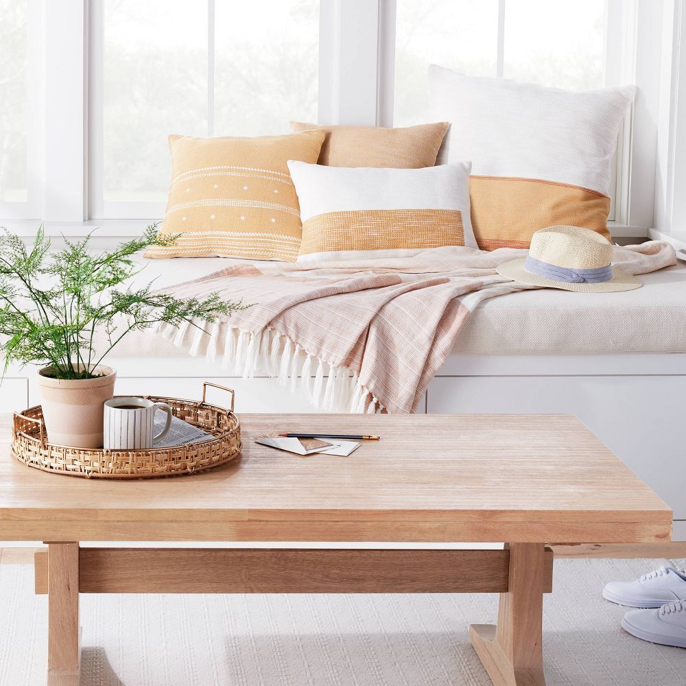 Image for Pedestal Wood Coffee Table