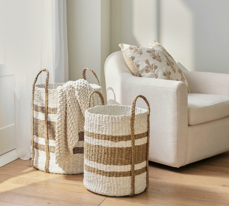 Image for Tulum Handwoven Tote Baskets