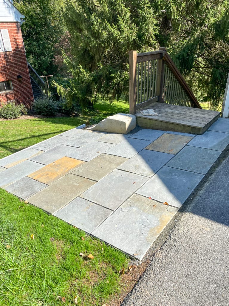 dog patio area