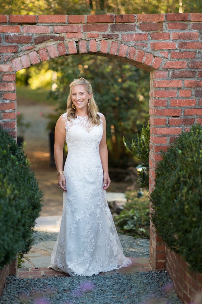 kath at the clifton gardens as a bride